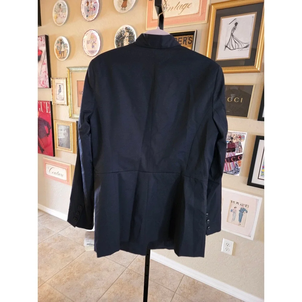 Doncaster Navy Blue Blazer Women's Button‎ Front Deadstock